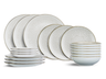 Cosy & Trendy Serviesset Murano 18-delig / 6 personer - 6 dinerborden, 6 ontbijtborden og 6 dybe borden