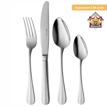 Sola Bestekset Hollands Glad - 18/10 RVS - 24 delig / 6 personer