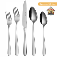 Sola Bestekset Fleurie - 18/10 RVS - 50 delig / 6 personer