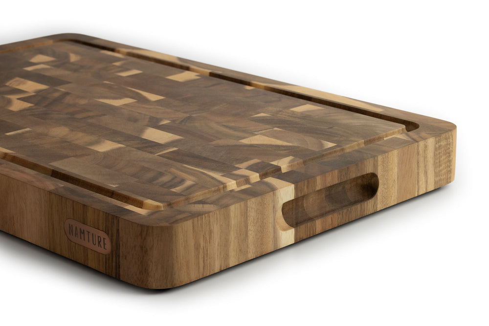 Namture Snijplank Acacia M - 28 x 18 cm - Houten Snij- en Bereidingsplank