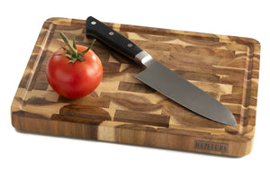 Namture Snijplank Acacia Kopshout L - 33 x 24 cm - Houten Snij- en Bereidingsplank