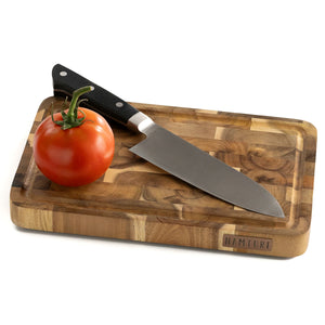 Namture Snijplank Acacia Kopshout M - 28 x 18 cm - Houten Snij- en Bereidingsplank