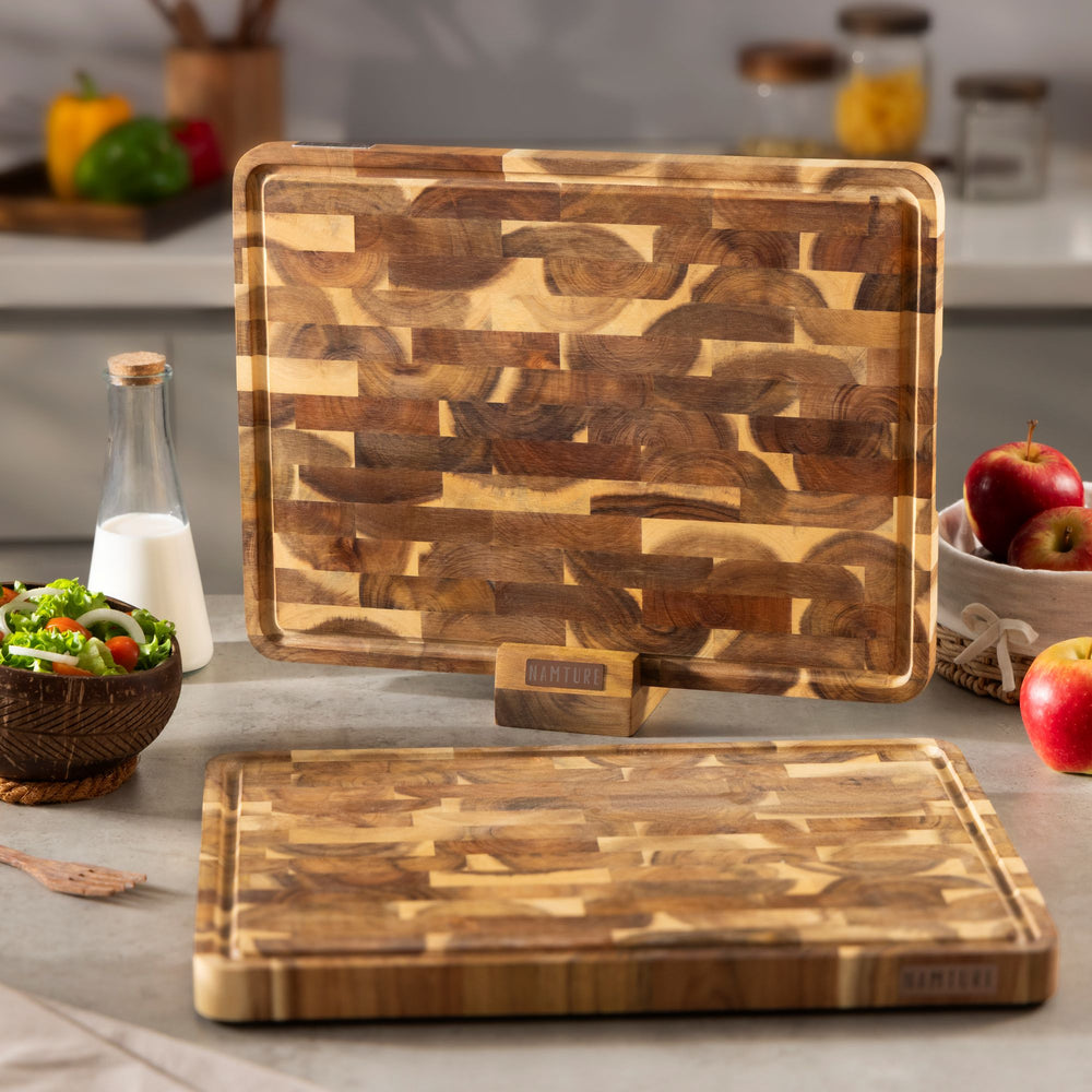 Namture Snijplank Acacia XL - 40 x 30 cm - Houten Snij- en Bereidingsplank