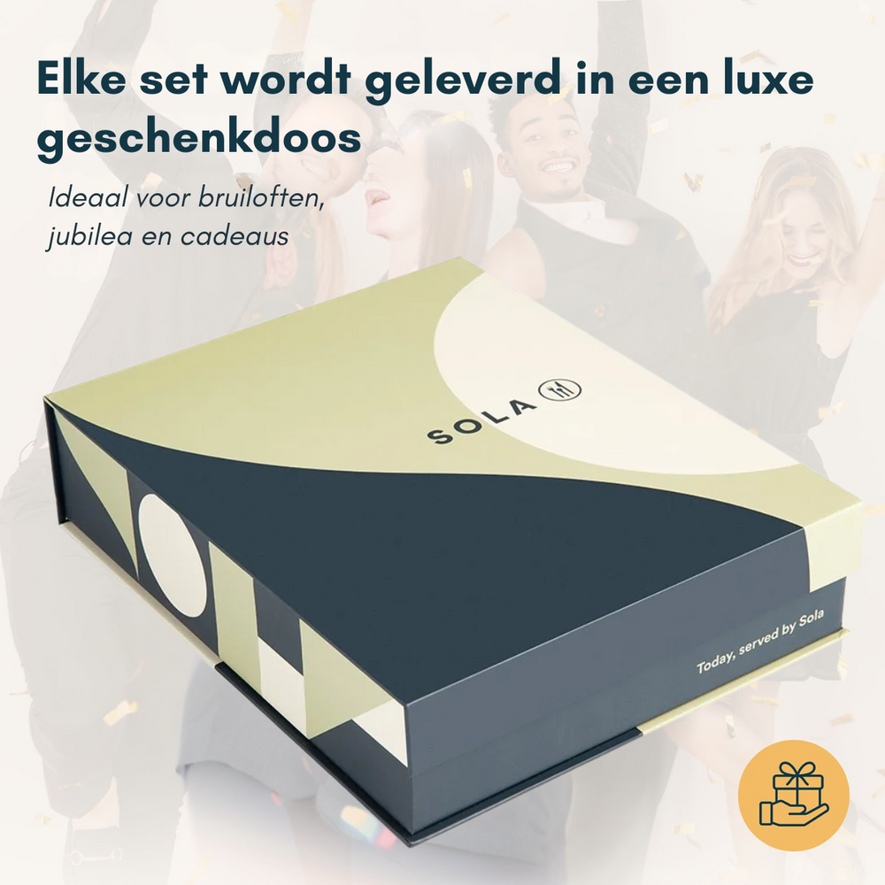 Sola Bestekset Bali - 18/10 RVS - 70 delig / 8 personer