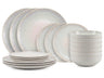 Cookinglife Serviesset Nola Beige reactive glaze 18-delig / 6 personer - 6 dinerborden, 6 ontbijtborden og 6 skåle