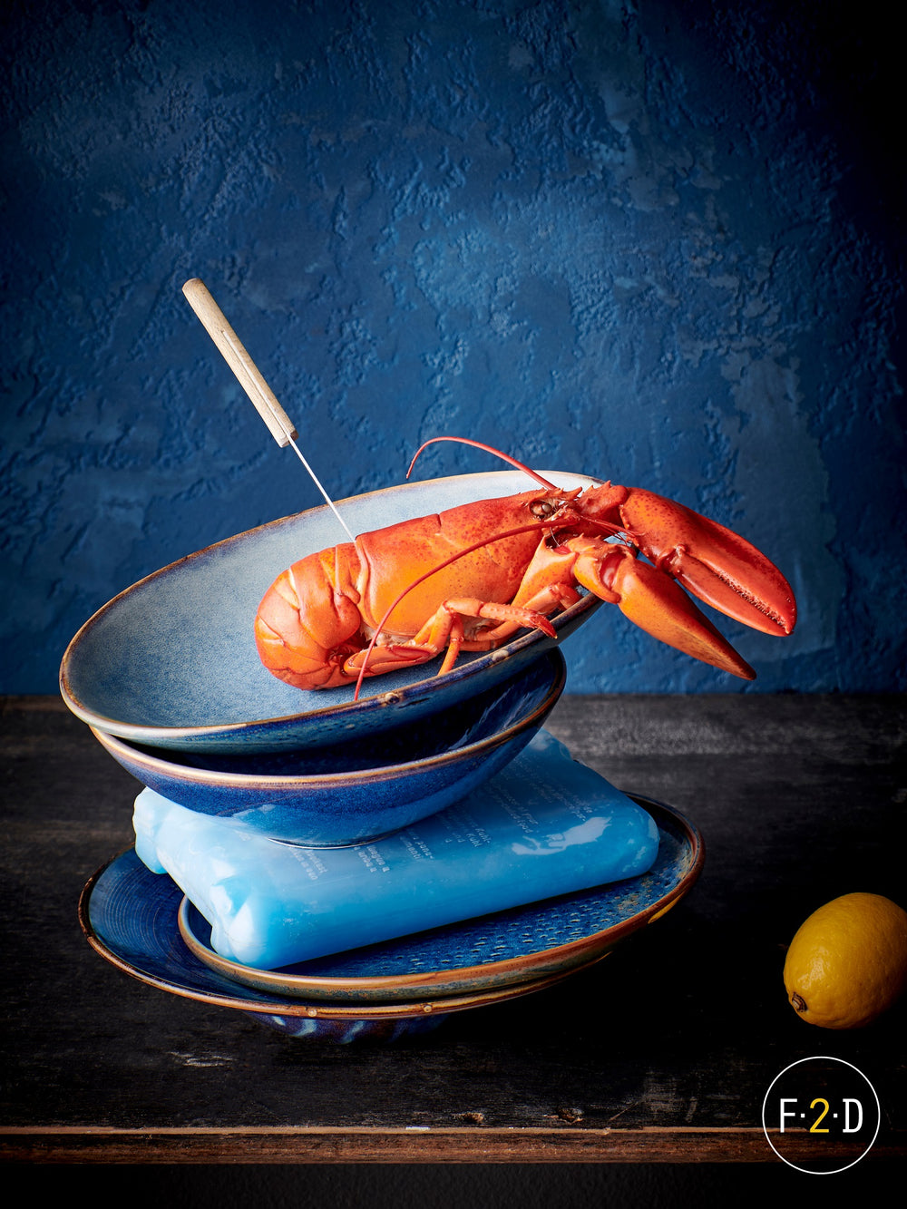 Fine2Dine Dybe Tallerkener / Pastatallerkener Nova ø 23 cm - 4 Styk