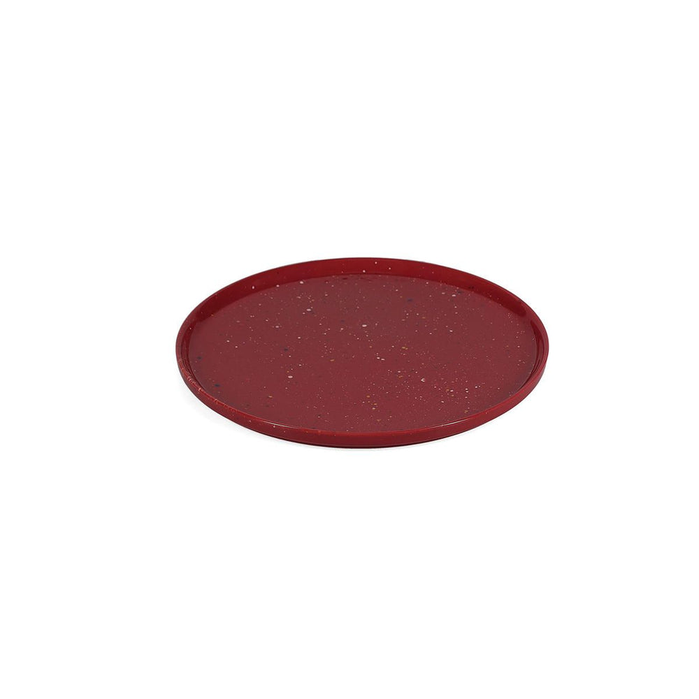 ONA Dinerborden Fika Burgundy ø 25 cm - 4 Stuks