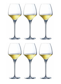 Chef & Sommelier Hvide Vinglas Open Up - 400 ml - 6 stk - 6 hvide vinglas på 400 ml
