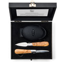 Laguiole Style de Vie Oestermessen med Oesterholder Luxury Line Oliventræ