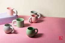 ONA Beker - Koffiemok - Lola - Rund - Grøn - 330 ml