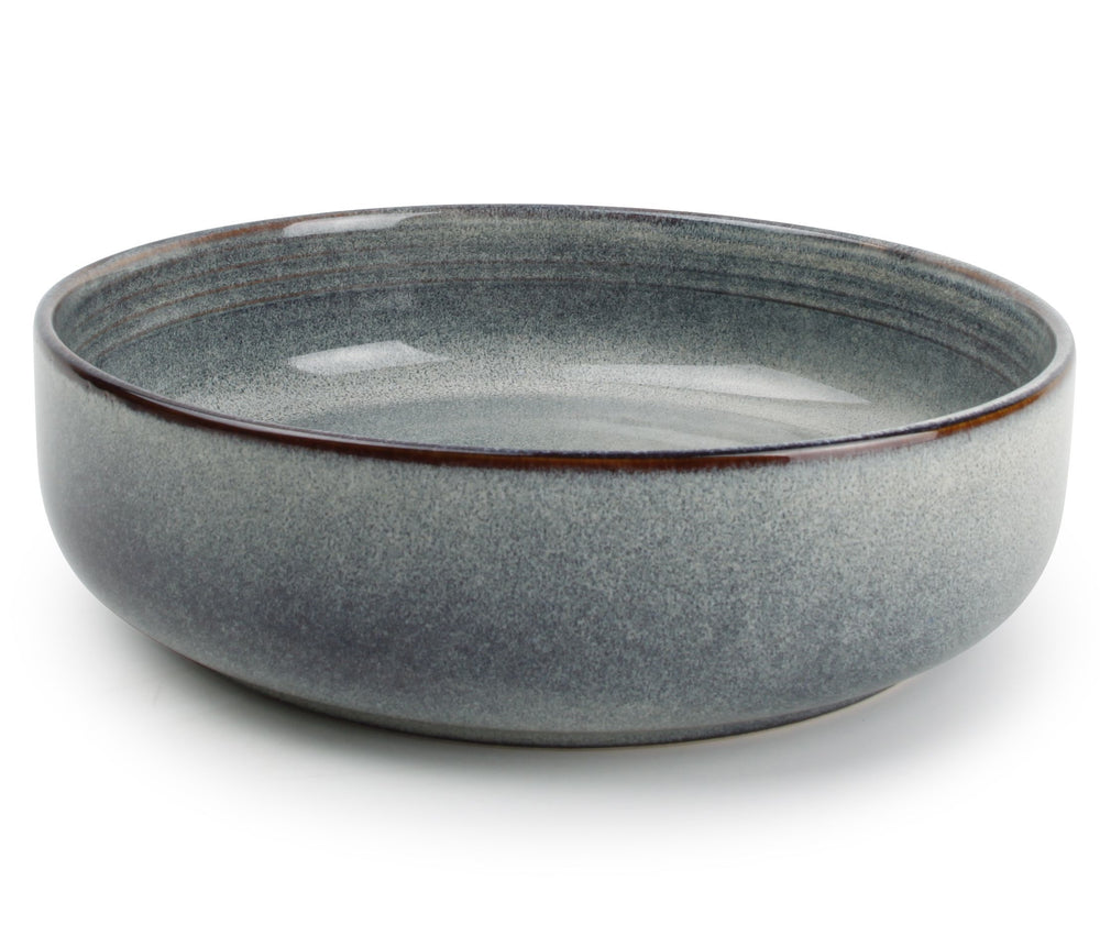 ONA Dybe Tallerkener / Pastatallerkener Duna Blue ø 22 cm - 4 Styk