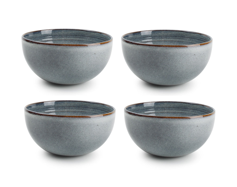 ONA Suppeskåle / Skåle Duna Blue ø 14 cm - 4 Stykker