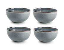 ONA Suppeskåle / Skåle Duna Blue ø 14 cm - 4 Stykker