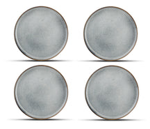 ONA Morgenmadstallerkener / Desserttallerkener Duna Blue ø 21 cm - 4 Stykker