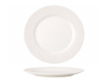 Cookinglife Morgenmadstallerkener / Desserttallerkener - CampVibe - Outdoor - Plast - Brudsikker - Hvid ø 21 cm - 4 Stykker