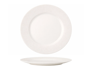Cookinglife Morgenmadstallerkener / Desserttallerkener - CampVibe - Outdoor - Plast - Brudsikker - Hvid ø 21 cm - 4 Stykker