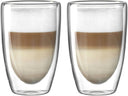 Leonardo Dubbelwandige Latte Macchiato Glazen Duo 400 ml - 2 stuks