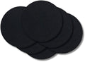 Cookinglife Underlag - Vegansk læder - Sort - ø 10 cm - 6 Styk