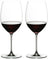 Riedel Rode Wijnglazen Veritas - Cabernet / Merlot - 709 ml - 2 stuks