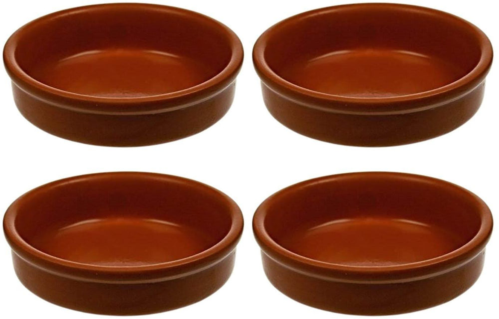 Cosy & Trendy Ramekins / Soufflébakje / Creme Brulee Schaaltjes - Terracotta ø 8 cm - 4 Stuks