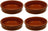 Cosy & Trendy Ramekins / Soufflébakje / Creme Brulee Schaaltjes - Terracotta ø 8 cm - 4 Stuks
