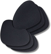 Cookinglife Underlag - Vegan læder - Sort - Økologisk - 13 x 11 cm - 6 stk.
