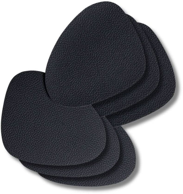 Cookinglife Underlag - Vegan læder - Sort - Økologisk - 13 x 11 cm - 6 stk.