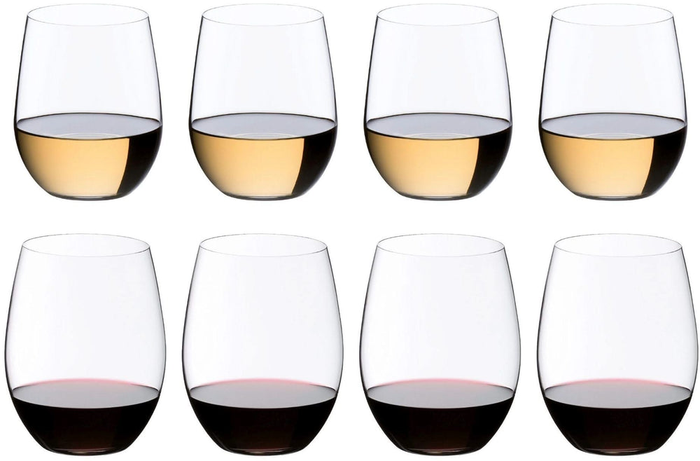 Riedel vinglas sæt uden stilk O Wine - 620 ml - Betal 6 Få 8 sæt