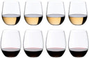 Riedel vinglas sæt uden stilk O Wine - 620 ml - Betal 6 Få 8 sæt
