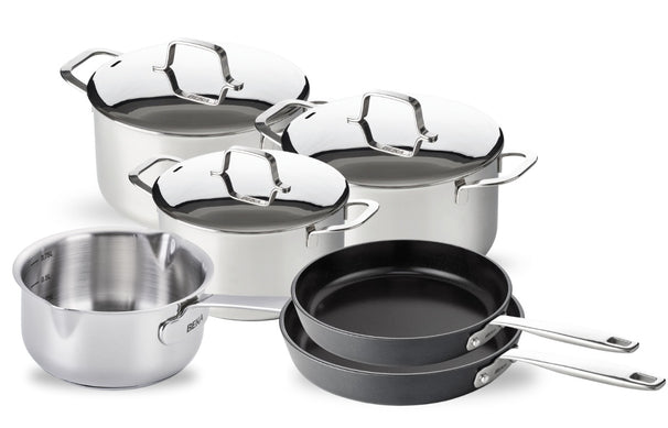 Beka Pannenset Maestro 6-Delig - keramisk non-stick belægning - egnet til alle varmekilder (Kogepander, Kasserolle & Stegepander)