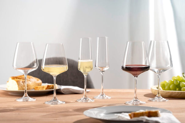 Leonardo Wijnglazenset (Røde vinglas + Hvide vinglas + Champagneglas) - Paladino - 12 dele sæt