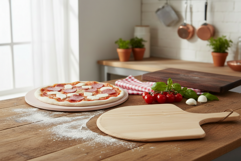 Cookinglife Pizza Bakset Ø 33 cm - Pizza baksten og Pizzaskovl