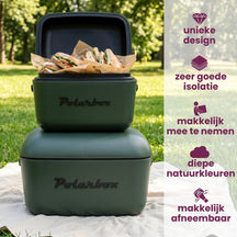 Polarbox Køleboks med Skulderrem - Green Forest-Black - 12 Liter