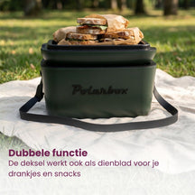 Polarbox Køleboks med Skulderrem - Green Forest-Black - 12 Liter