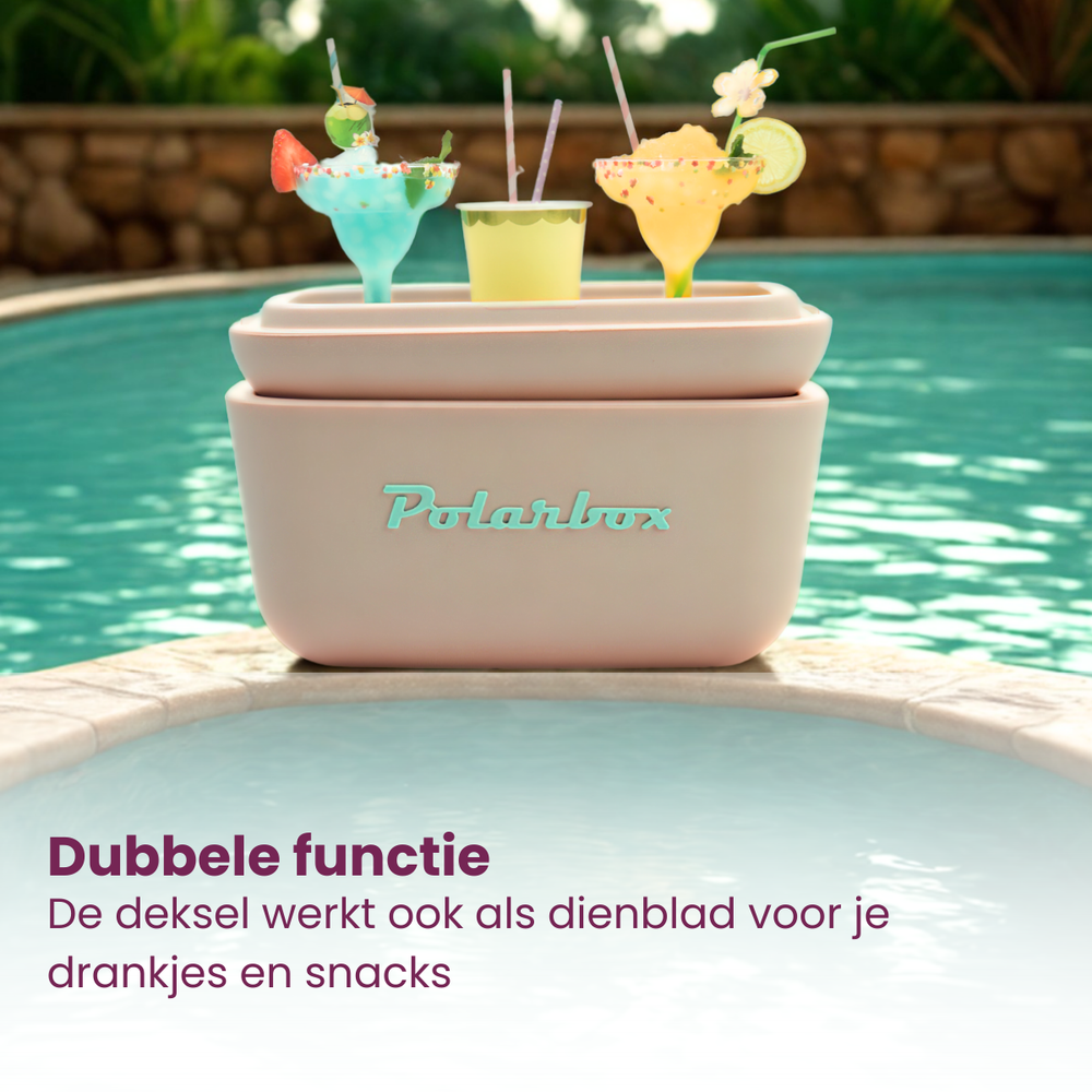 Polarbox Koelbox med Skulderrem - Pastelgrøn - 12 liter