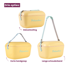 Polarbox Koelbox med Skulderrem - Lime-Lilac - 12 Liter