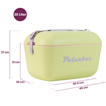 Polarbox Koelbox med Skulderrem - Lime-Lilac - 20 Liter