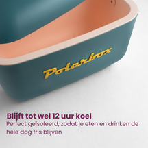 Polarbox Køleboks med Skulderrem - Marine-Mustard - 12 Liter
