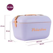 Polarbox Køleboks med Skulderrem - Lilla-Sorbet - 20 Liter