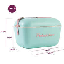 Polarbox Koelbox med Skulderrem - Pastelgrøn - 12 liter