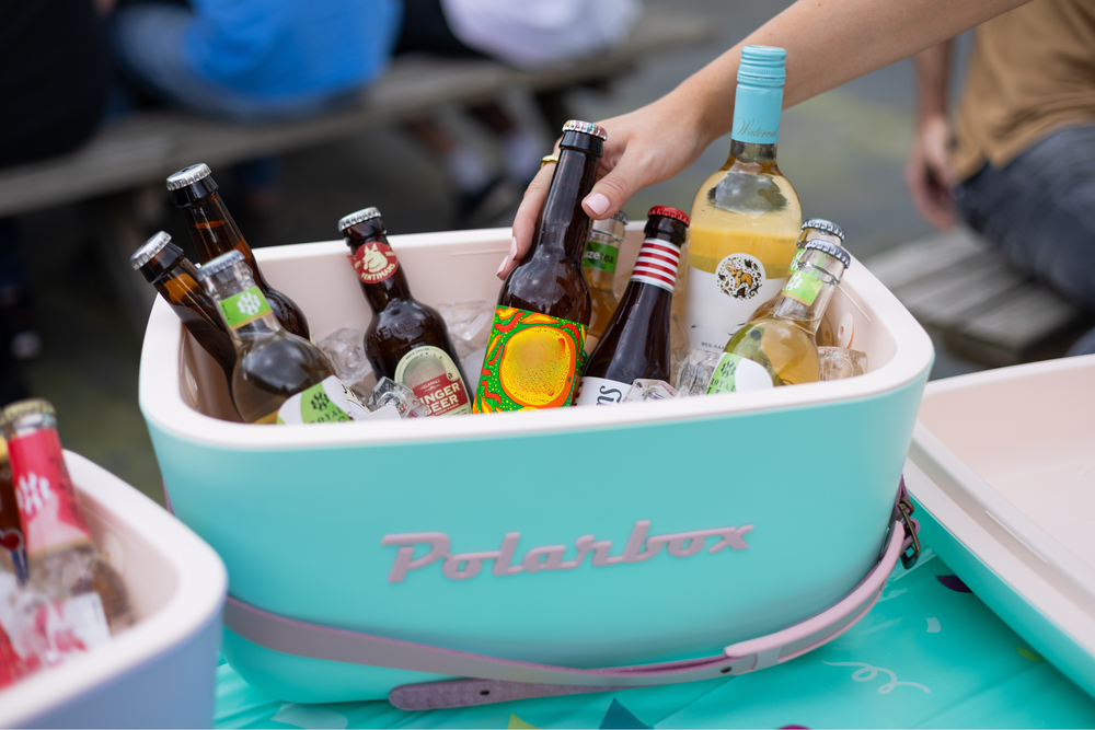 Polarbox Koelbox med Skulderrem - Pastelgrøn - 12 liter