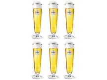 Warsteiner Bierglazen op Voet - 300 ml - 6 stuks