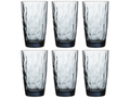 Bormioli Rocco Longdrinkglazen Diamond - Blå - 470 ml - 6 styk