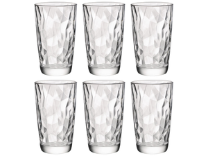 Bormioli Rocco Longdrinkglazen Diamond - Transparent - 470 ml - 6 stk.