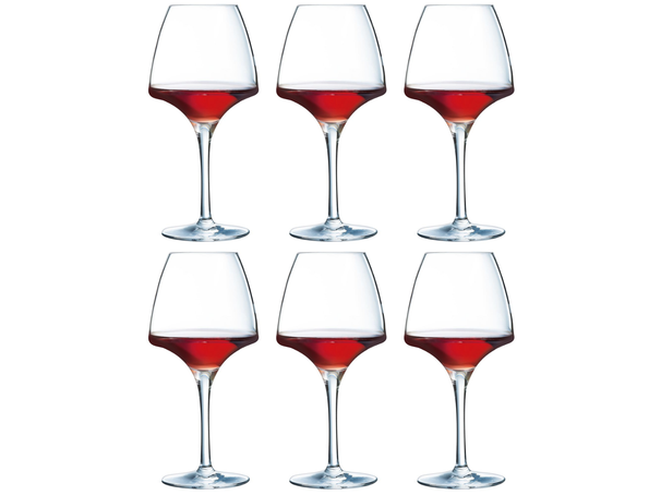 Chef & Sommelier Røde Vinglas Open Up - 320 ml - 6 stk.