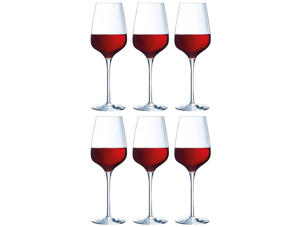 Chef & Sommelier Rode Wijnglazen Sublym - 350 ml - 6 stuks