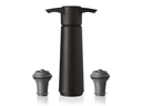 Vacu Vin Wijnpomp med 2 vinpropper - Wine Saver - Sort
