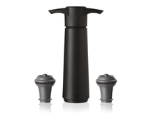 Vacu Vin Wijnpomp med 2 vinpropper - Wine Saver - Sort