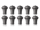 Vacu Vin Wijnstopper Vacuum Wine Stopper - Grå - 10 stk.