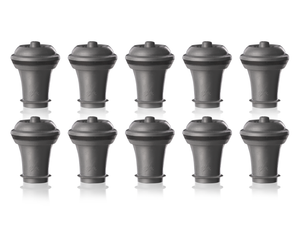 Vacu Vin Wijnstopper Vacuum Wine Stopper - Grå - 10 stk.